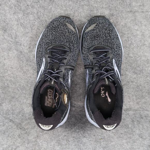 Brooks Shoes Womens 8 Athletic Trainer Running Adrenaline 20 Sport Comfort Gray - Picture 7 of 13